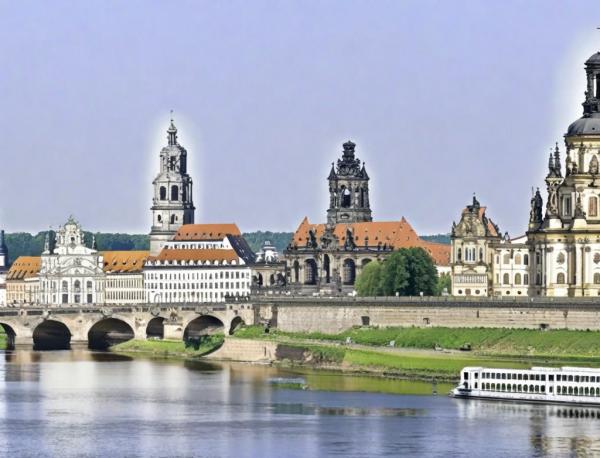 Foto panoramica di Dresda
