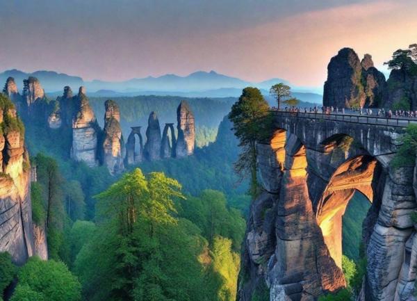 Foto della Svizzera sassone