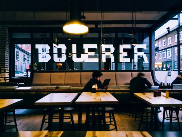 La foto dell'hamburger