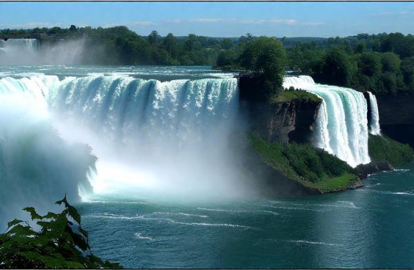 Foto delle cascate del Niagara