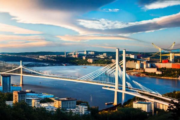 Foto panoramica di Vladivostok