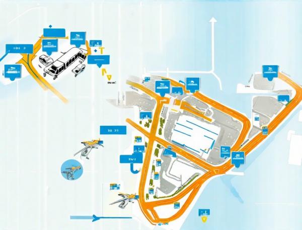 Schema dell'aeroporto di Orly