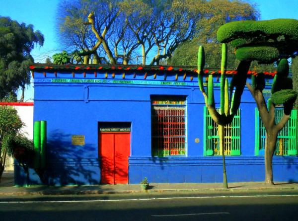 Foto del museo della casa di Frida Kahlo