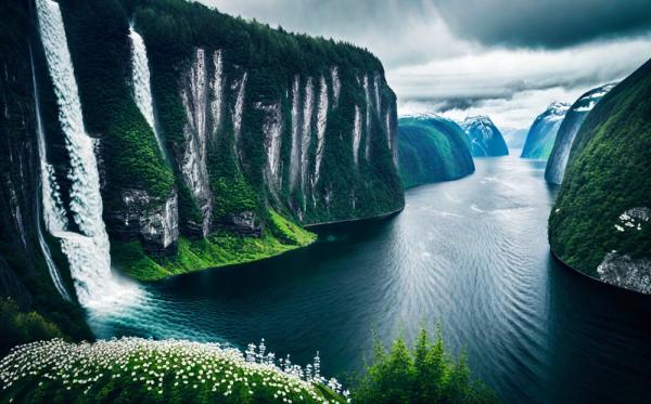 Foto del fiordo di Geiranger