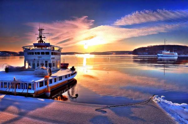 Foto panoramica di Oslo