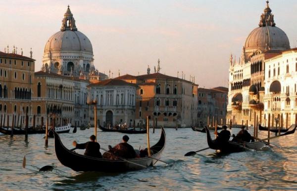 Foto panoramica di Venezia